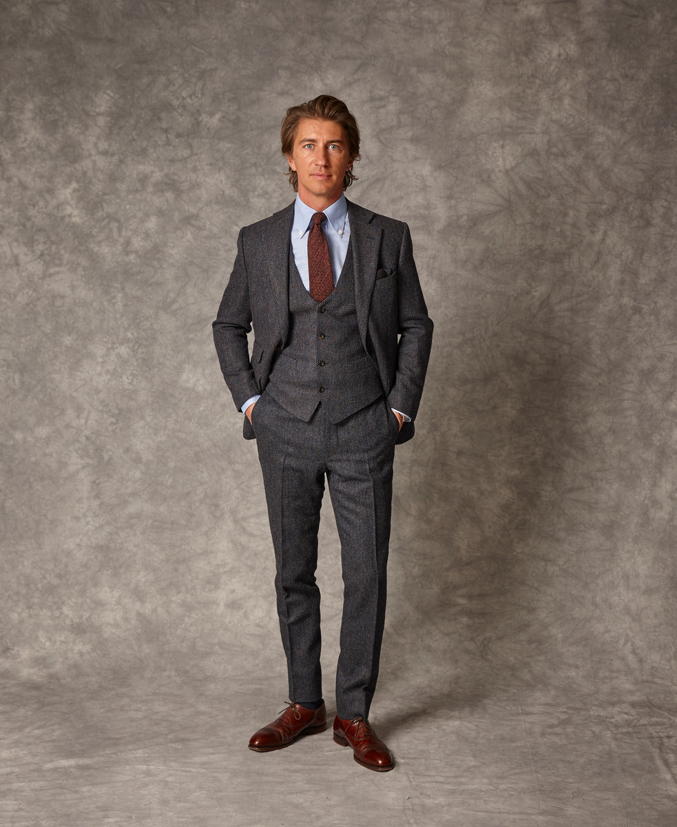 Herringbone Tweed Suit