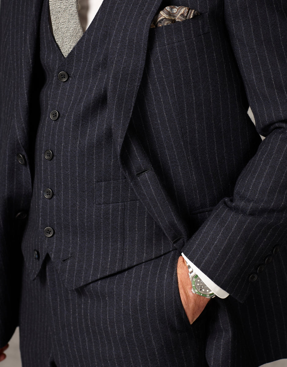 Chald Stripe Suit - Jack Davison Bespoke